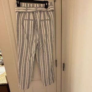 Madewell striped linen pants